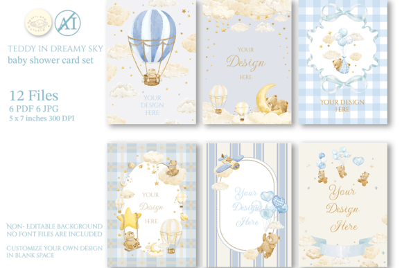 Download Teddy Bear Baby Shower Card Template - Shower Collection