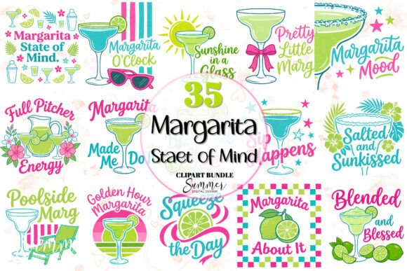 Download Margarita State of Mind Summer Clipart - Premium Resources