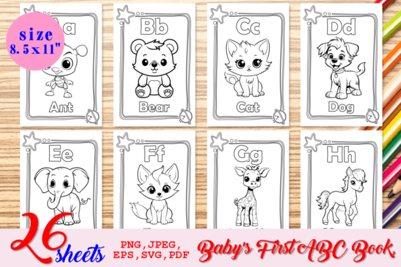 Download Baby Shower Alphabet Book, Baby's First - Shower Collection